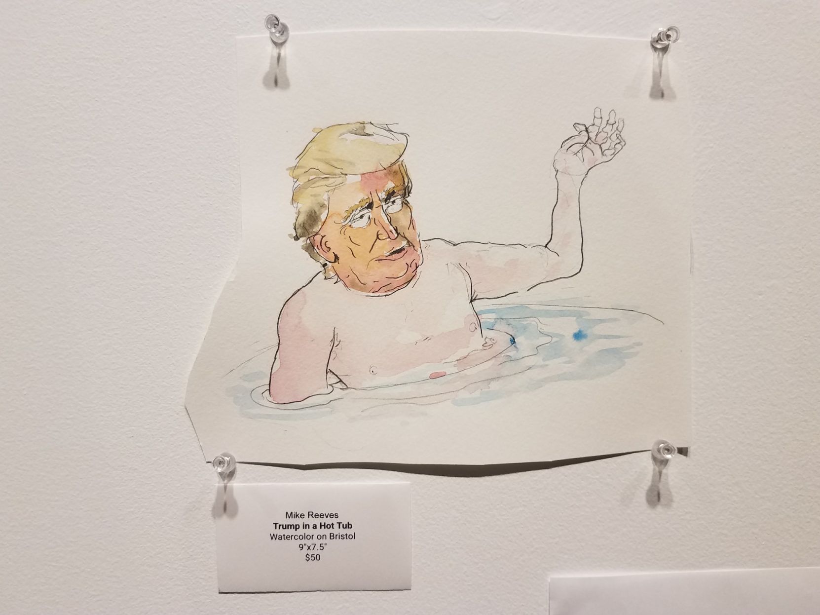 "Trump in a Hot Tub" by Mike Reeves